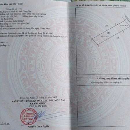 ĐẤT ĐẸP – Giá Yêu Thương – Vị Trí Tại : Xã Xuân Thọ – Huyện Xuân Lộc – Tỉnh Đồng Nai