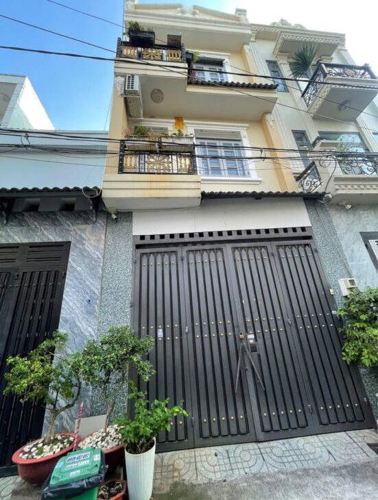 4.3x12m, BÁN NHÀ 3 TẦNG, HẺM 5m, NGUYỄN THỊ BÚP, Q.12, NHỈNH 4 TỶ