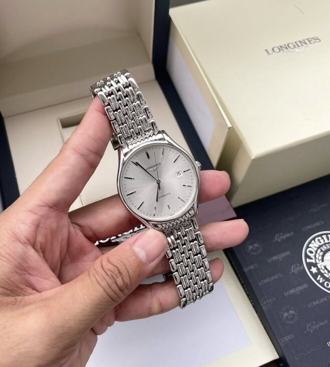 ĐH Nam : Longines Lyre L4.960.4.12.6 Automatic – Máy L888.3 – Size 38.5mm – Fullbox
