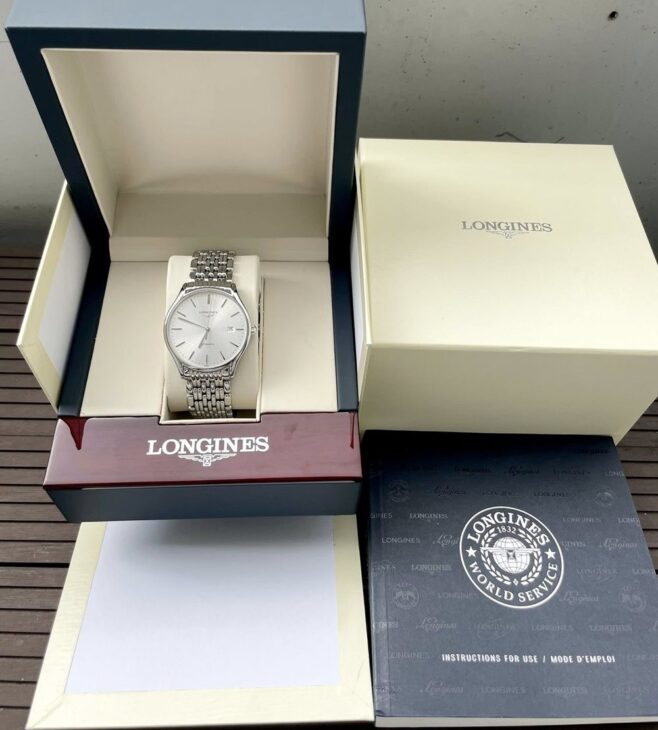 ĐH Nam : Longines Lyre L4.960.4.12.6 Automatic – Máy L888.3 – Size 38.5mm – Fullbox