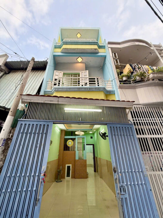 Siêu phẩm Nơ Trang Long, BT – ngang 3,5 x 10m (3 tầng – 4PN), 35m2, nở hậu 10.8m chỉ 5.450 tỷ