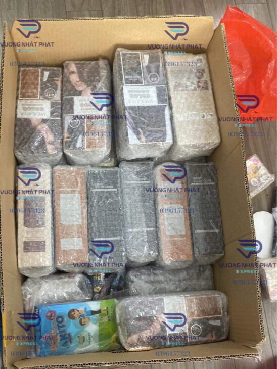 Gửi thuốc nhuộm tóc mỹ phẩm đi Mỹ đơn giản với Vương Nhất Phát Express