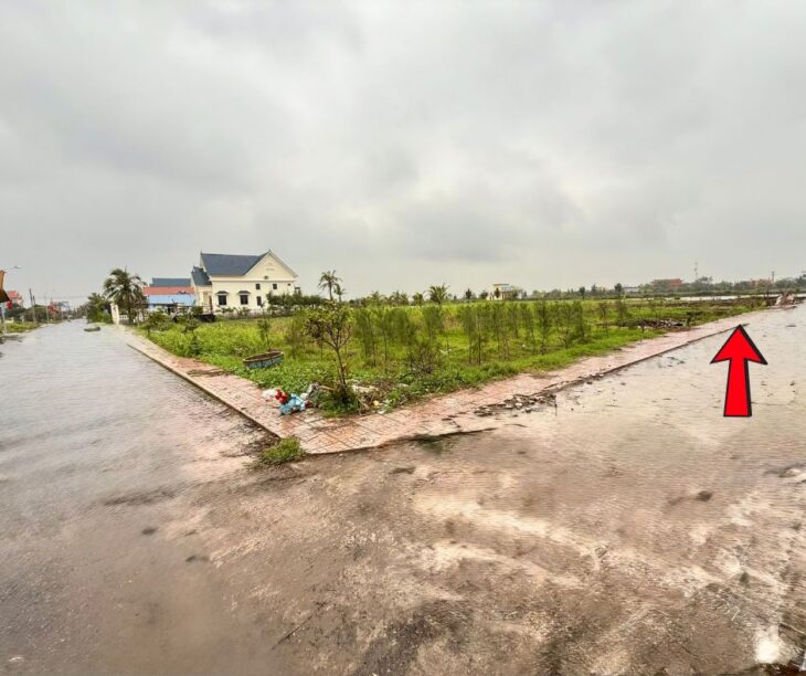 bán lô đất trục vuông góc với biển giao phong 84m2 giá 1.x tỷ