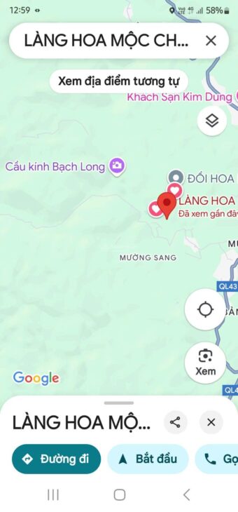 Bán mảnh đất khu du lịch đẹp nhất Mộc Châu gần cổng Cầu Kính Bạch Long