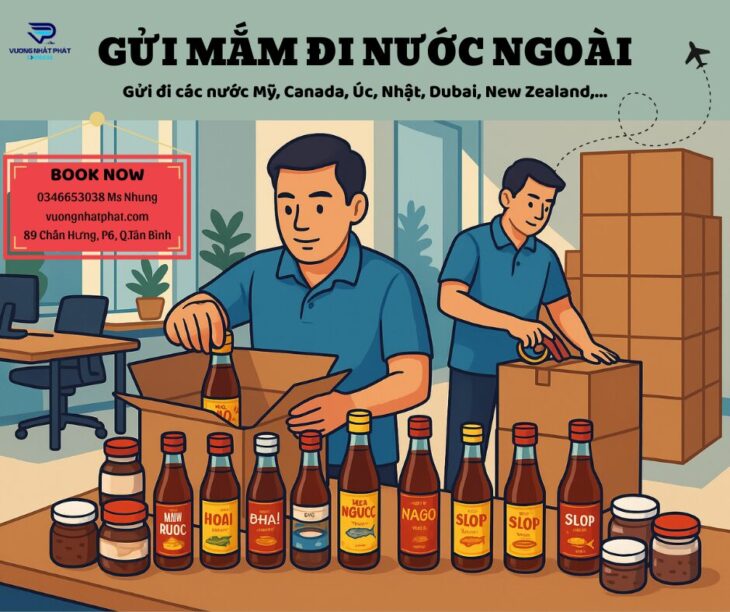 DỊCH VỤ GỬI NƯỚC MẮM ĐI NƯỚC NGOÀI TẠI SÀI GÒN