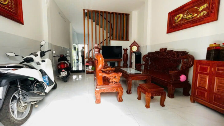 Bán Nhà 4 tầng, 56m2, đường 8m, vỉa hè khu nhà lầu phân lô bàn cờ TX25 đầy tiện ích