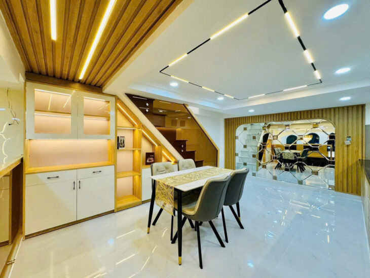 Nhà đẹp – Hiện đại! hẻm XH Nguyễn Văn Đậu,p5, BT – (4.2 x 11m) – KC 3 tầng ST – Giá 7.450 tỷ TL