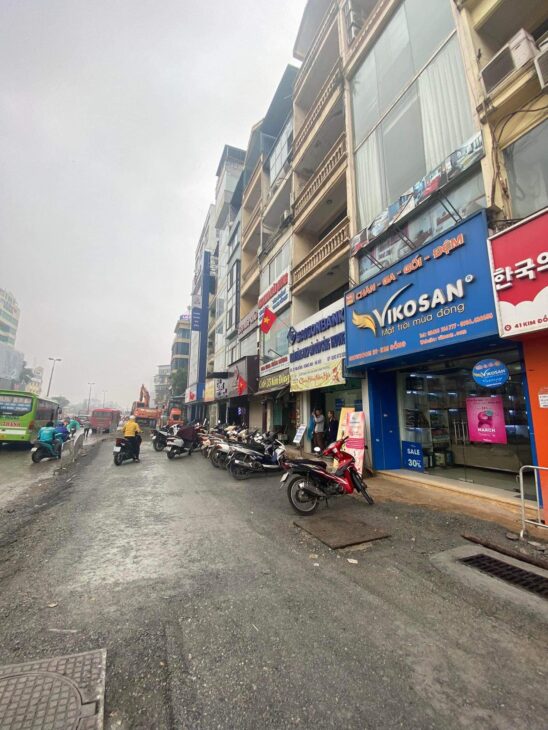 HƠN 400 TRIỆU/M2 MẶT PHỐ KIM ĐỒNG – 6 TẦNG – 60M2 – VỈA HÈ RỘNG – THANG MÁY – KINH DOANH ĐỈNH