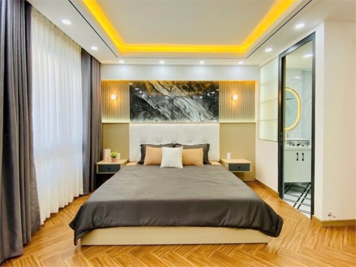 BÁN NHÀ GÒ VẤP- HẺM XE HƠI 5 TẦNG – NGANG KHỦNG 5M – 68M2 – GARA – CHỈ VIỆC XÁCH VALI VÀO Ở – 10.7