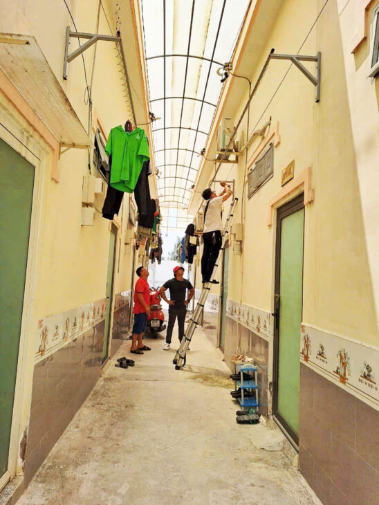 Bán dãy nhà trọ đường Võ Thị Mùi – 447m2 – 10×45 – 429m2 thổ cư – xã Hoà Phú – Củ Chi