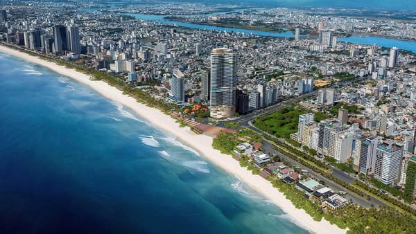 Mặt tiền 2 tầng ven biển Mỹ Khê – Trần Đình Đàn – Giá chỉ 10,8 tỷ.
