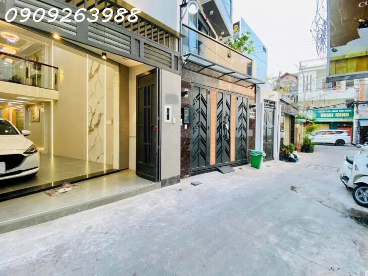 BÁN BIỆT THỰ HẺM 115 NGUYÊN HỒNG, P1, GÒ VẤP 90M² – 4 TẦNG – HẦM – 9TỶ