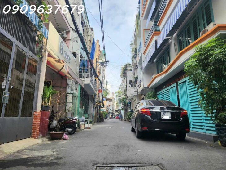 ĐỊA TRUNG TÂM-KẾ Q1,3-HẺM 6M THÔNG-TRƯỜNG SA-PN-4 TẦNG NỞ HẬU -7 TỶ TL