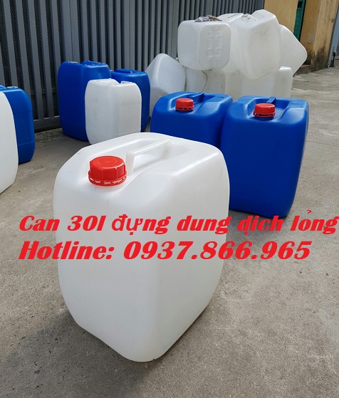 Can nhựa HPDE, can công nghiệp, can nhưa, can vuông, can 5l , can 20l