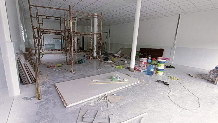nhà 15 triệu mới đẹp mặt tiền đường gần chợ Cầu Ván