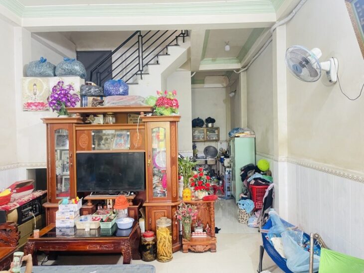 Nhà mặt tiền 91m2 KDC Ngô Chí Quốc – Gần Chợ Đầu Mối – Nhà kết cấu – Đã HC – Giá 6Ty