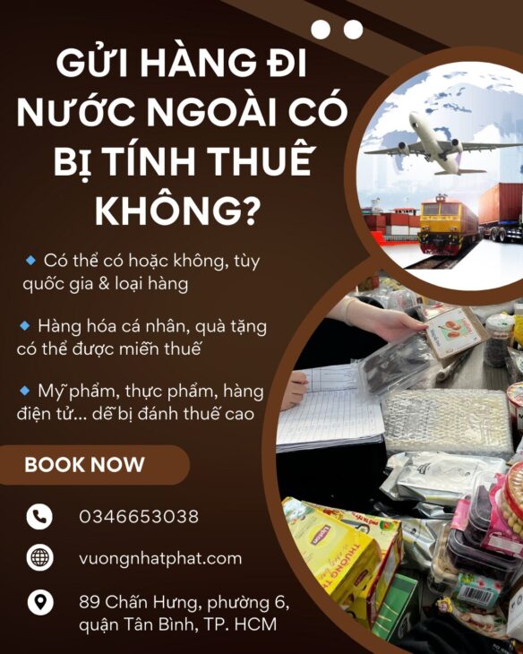 Gửi hàng đi nước ngoài có bị tính thuế không? Những Điều cần biết!