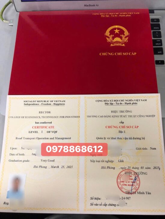 LỚP CHỨNG CHỈ SƠ CẤP VẬN TẢI ĐƯỜNG BỘ ĐIỀU KIỆN XIN GIẤY PHÉP KINH DOANH VẬN TẢI ĐƯỜNG BỘ