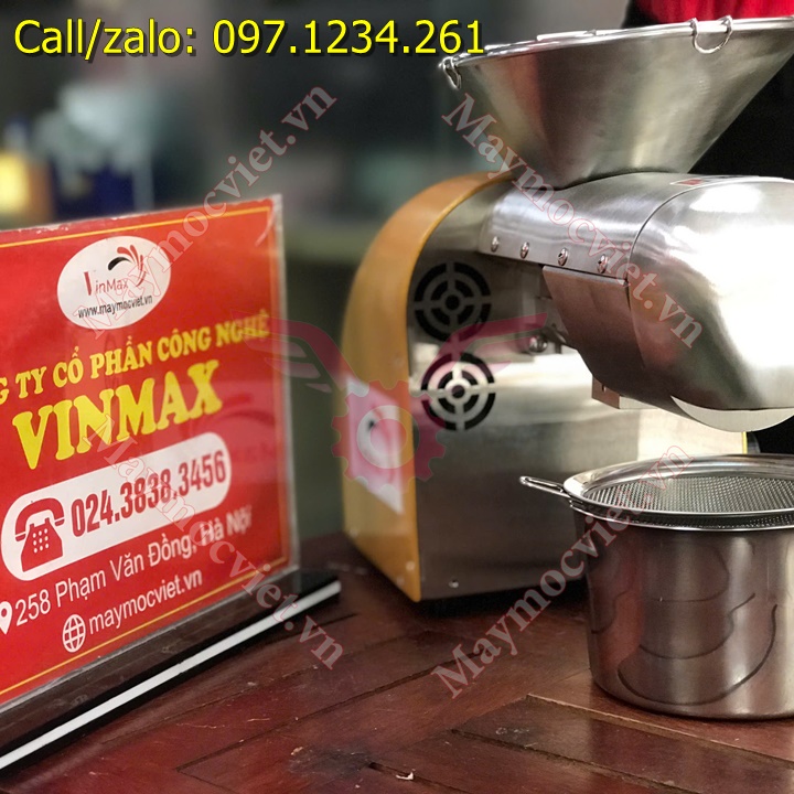 Máy ép dầu lạc VME1500 giá rẻ