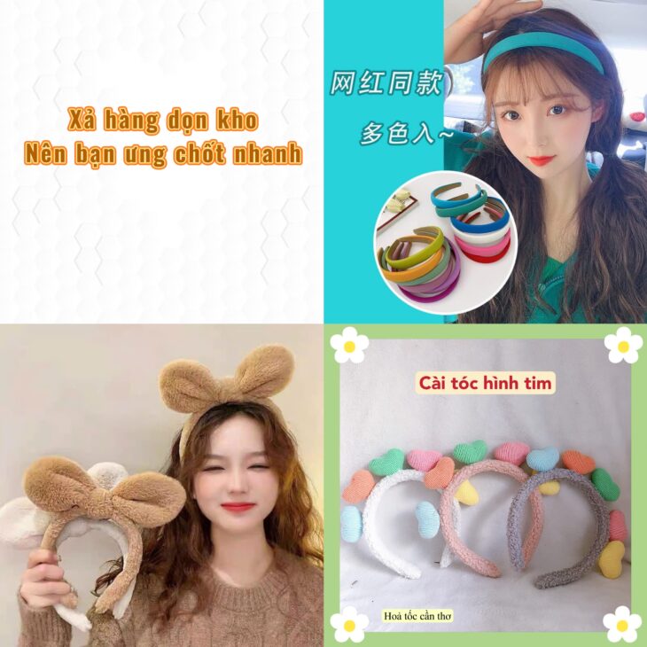 Dọn kho sale những mẫu cài tóc xinh