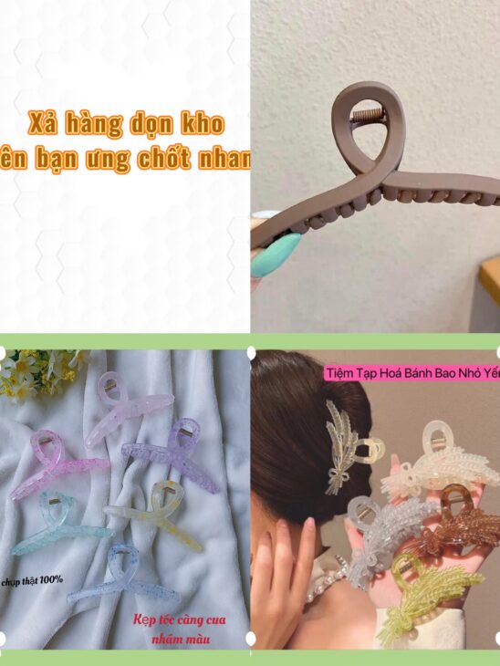 Dọn kho sale những mẫu kẹp tóc xinh – hoả tốc trong ngày ở cần thơ