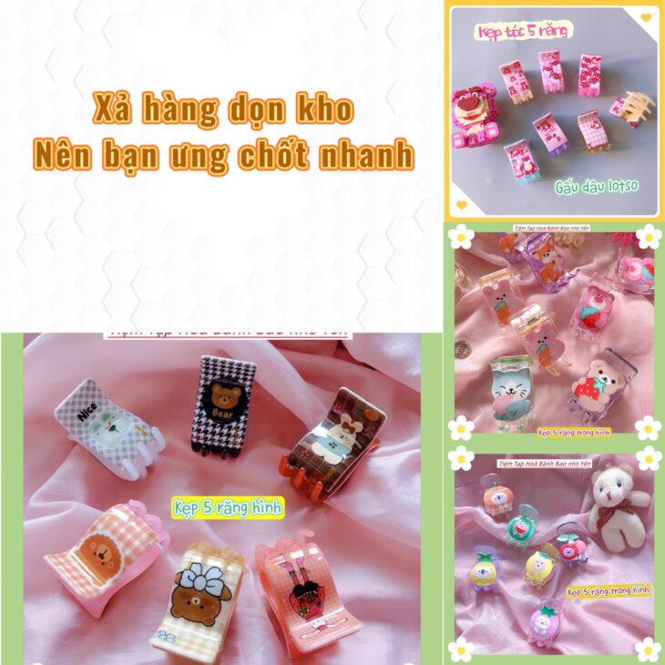 Dọn kho sale những mẫu kẹp tóc xinh – hoả tốc trong ngày ở cần thơ