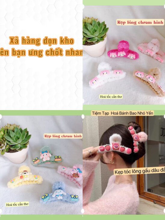 Dọn kho sale những mẫu kẹp tóc xinh – hoả tốc trong ngày ở cần thơ