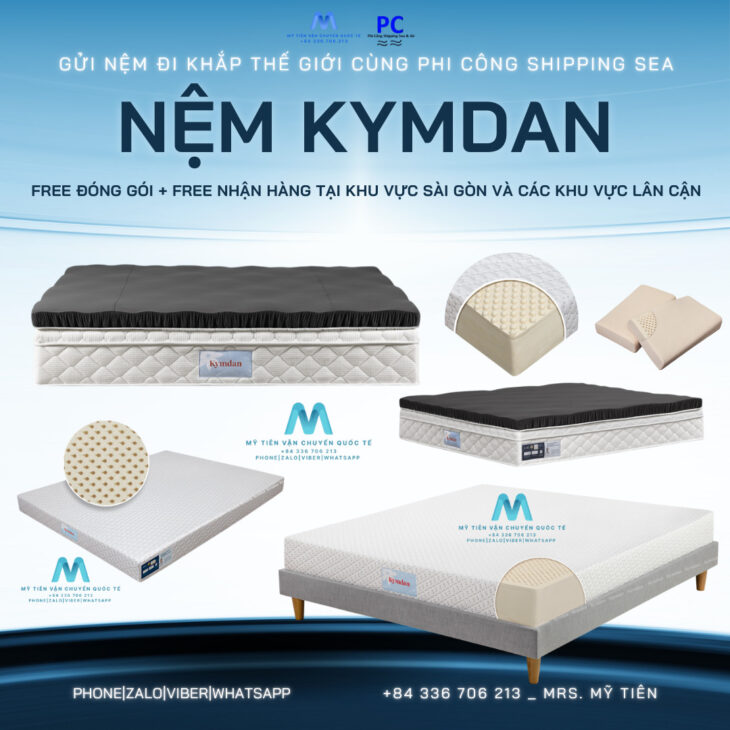 Gửi nệm Đi Mỹ bằng đường biển theo diện cá nhân