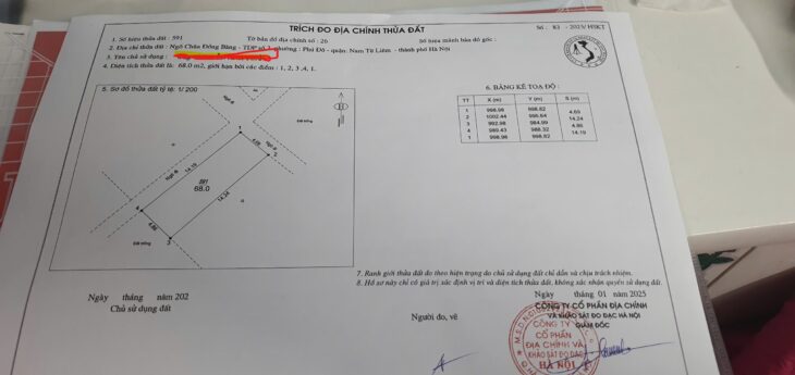 BÁN ĐẤT PHÚ ĐÔ – 68M² – VIEW HỒ ĐẸP – NGÕ Ô TÔ – GIÁ CHỈ 1,7 TỶ
