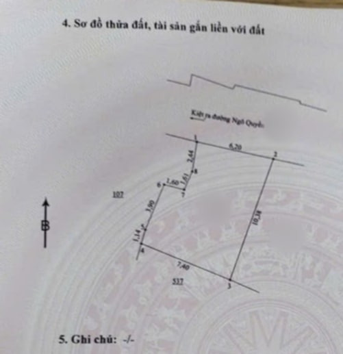 ???? Bán đất kiệt ô tô 5m Ngô quyền thông tứ tung chỉ 3 tỷ XX.