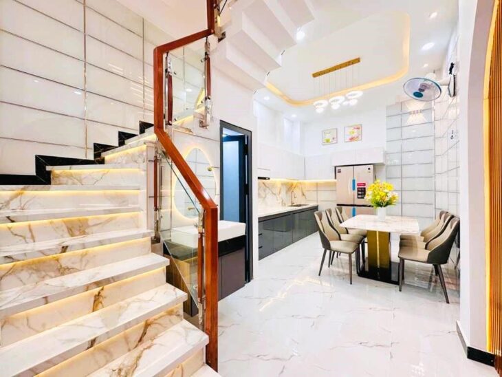 GÒ VẤP – 3 TẦNG – 45M2 – HẺM XE HƠI – CHỈ 5,X