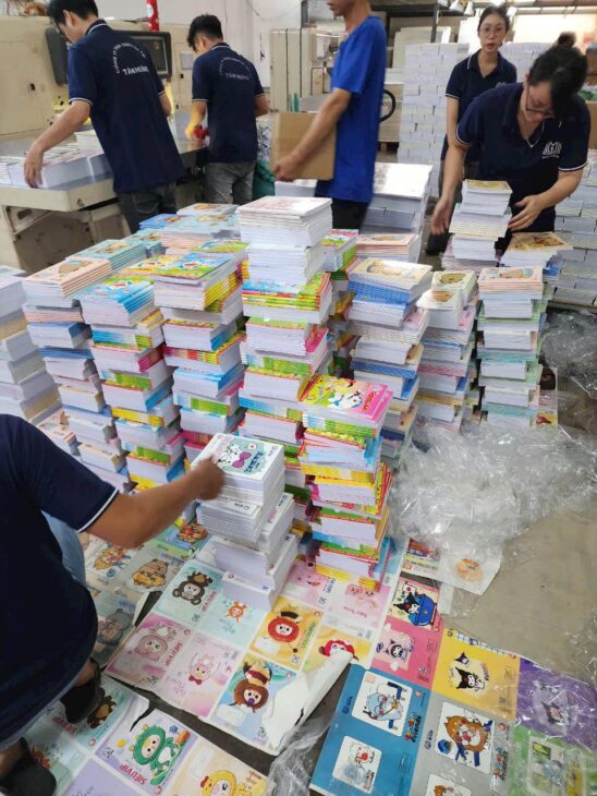 Tập Vở Từ Thiện – Giá sỉ Tại xưởng Sản Xuất