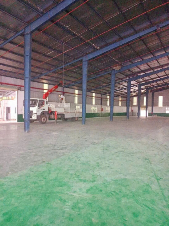 Xưởng mới 100%, Long Nguyên Bàu Bàng – có văn phòng, nhà ăn, giá thuê 150 triệu/tháng/4500m2