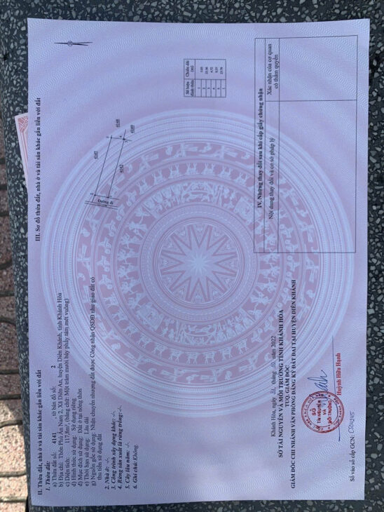 ???????? Chủ cần bán lô đất Diên An – Phú Ân Nam 2 giá chỉ 12tr5/m !