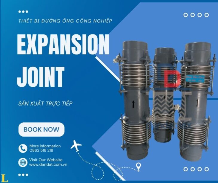 Khớp nối giãn nở, Khớp nối mềm inox, Khớp chống rung, Khớp nối mềm chống rung mặt bích, khopnoimem