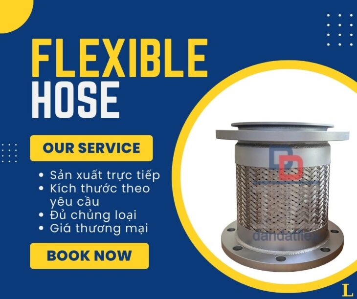 Khớp nối mềm chống rung, khớp giãn nở inox, khớp co giãn nhiệt, ống bù trừ giãn nở, mối nối mềm