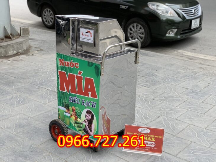 Máy ép mía siêu sạch 3 lô inox ep kiệt 1 lần