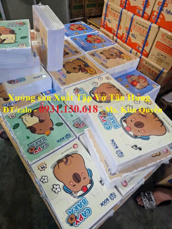 Tập Vở Từ Thiện – Giá sỉ Tại xưởng Sản Xuất