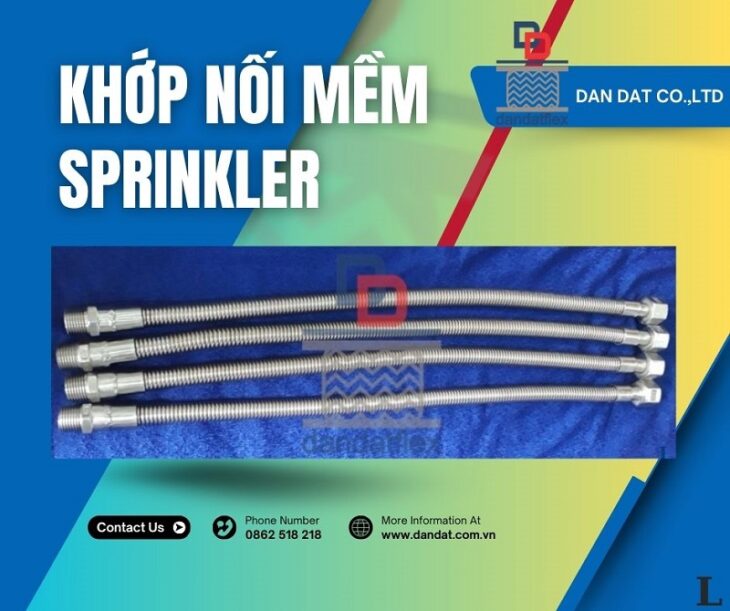 Ống cấp nước đầu phun, Khớp nối mềm PCCC, Ống mềm chữa cháy, Dây mềm cứu hỏa, Ống nối mềm chữa cháy