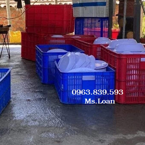 Sọt nhựa hở 2T5, sọt đựng trái cây nông sản, rổ nhựa đựng hàng / 0963 839 593 Ms.Loan