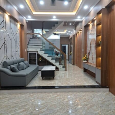 Nhà mới 100% – Mặt tiền đường N1 nhựa 13m – KDC Phú Hồng Thịnh 9 – P. Bình An – Full nội thất