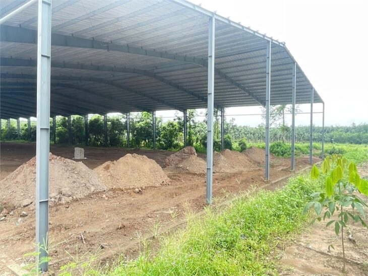 chuyển nhượng toàn bộ dự án nhà xưởng, thiết kế khung thép kiên cố, đầy đủ giấy phép