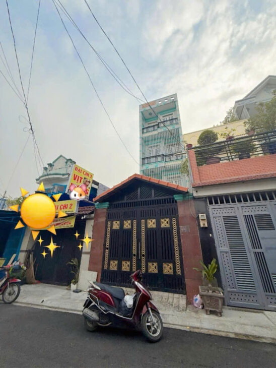 BÁN MẶT TIỀN KINH DOANH ĐÔNG HƯNG THUẬN 9 – QUẬN 12- NGANG 4m4 – 4 TẦNG BTCT- 90M2 – CHỈ 5,95 TỶ