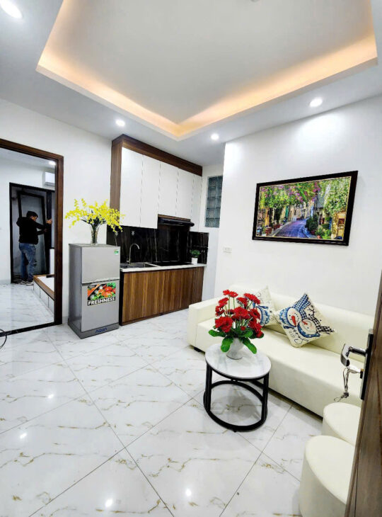 CHUNG CƯ MINI PHỐ CHÍNH KINH DIỆN TÍCH 36 M, TẦNG 3, THANG MÁY, NHÀ MỚI ĐƯA VÀO SỬ DỤNG RẤT MỚI,