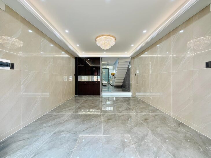 NHÀ THIẾT KẾ CAO CẤP CÓ THANG MÁY QUANG TRUNG – PHƯỜNG 11 LH EM XEM NHÀ 0965526259 THÚY