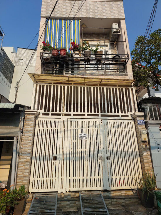 128m2, 3 tầng, Thạnh Mỹ Lợi,Thủ Đức,HCM ô tô đổ cửa