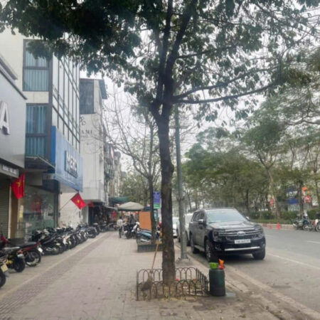 Bán nhà mặt phố Ô Chợ Dừa – Hoàng Cầu, vỉa hè 6m hai mặt phố trước và sau đều kinh doanh khủng