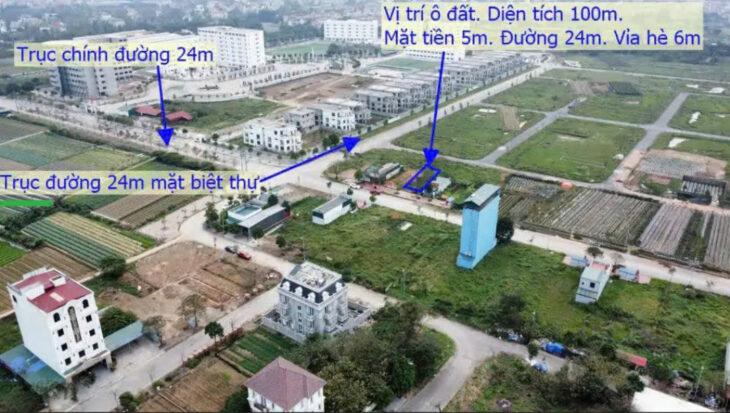 CIENCO5 MÊ LINH HÀ NỘI BÁN BIỆT THỰ 3 MẶT THOÁNG 355M GIÁ 19 TỶ SỔ ĐỔ
