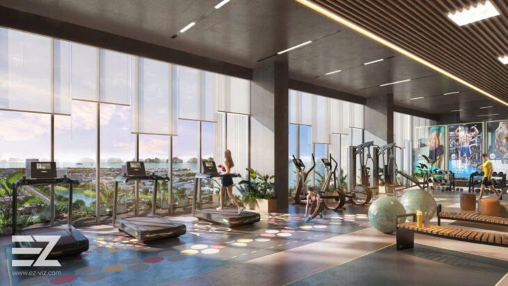 Căn hộ khách sạn Sky M, đường Hoàng Quốc Việt, Bãi Cháy, view vịnh Hạ Long sở hữu lâu dài, giá chỉ