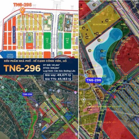Bán biệt thự 5 tầng suất ngoại giao đỉnh cao duy nhất tại Vinhome Cổ Loa, 45 tỷ, 144 m2, giá siêu